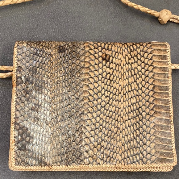 Snake Skin Crossbody Bag - Picture 2 of 6